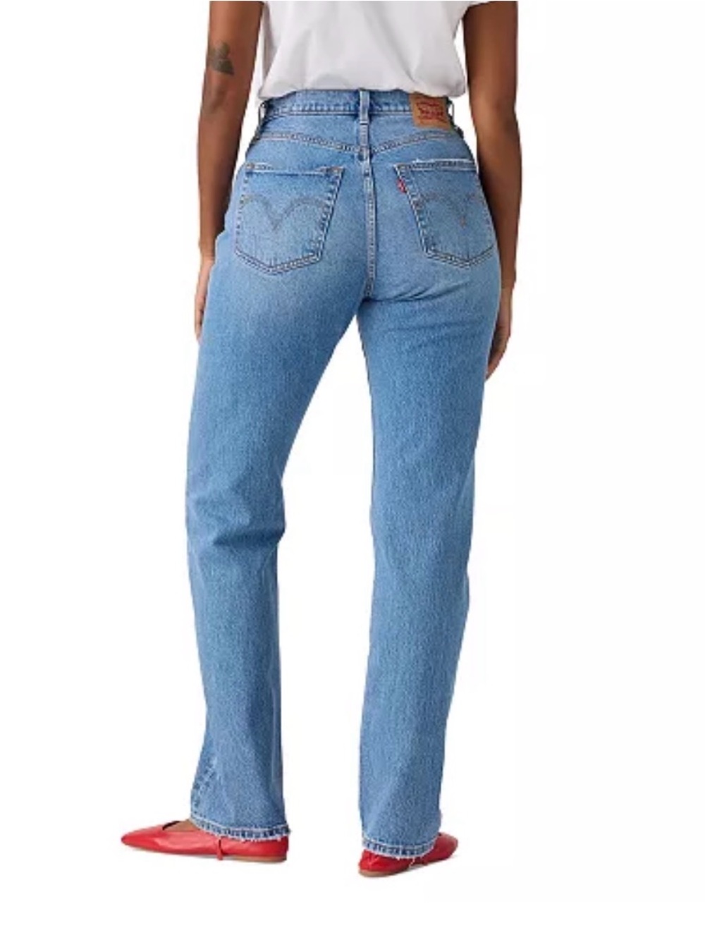 Women's 501 Curve High-Rise Straight-Leg Jeans - Size 29